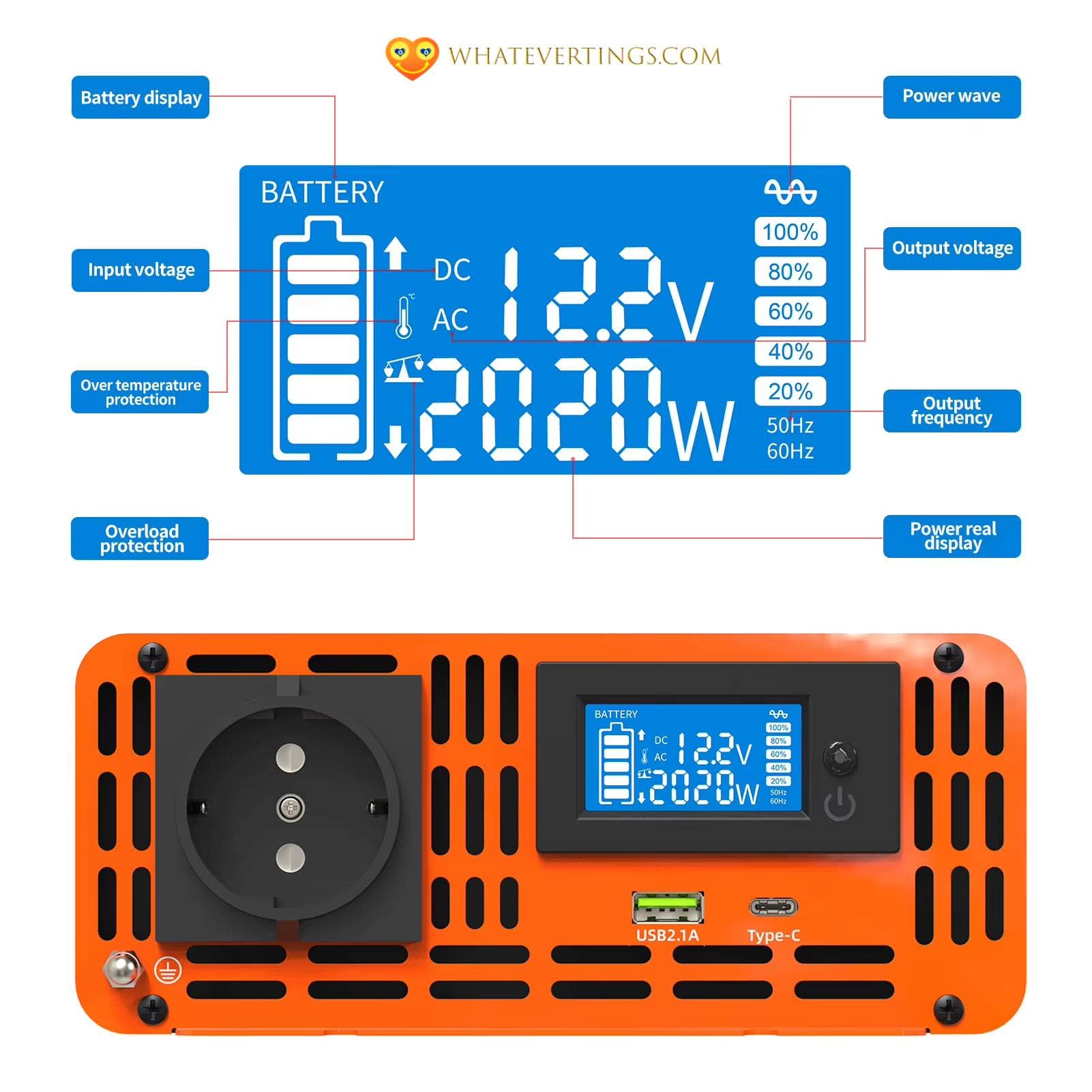 220V Pure Sine Wave Inverter Outdoors Ships From : GERMANY|CN 220V Pure Sine Wave Inverter Outdoors Ships From : GERMANY|CN