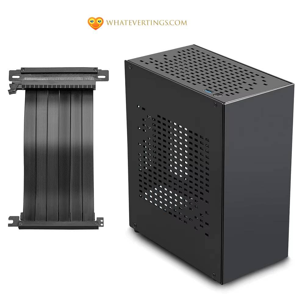 Aluminum HTPC Mini ITX PC Case Computer Parts & Accessories Color : White|Black|Sliver 