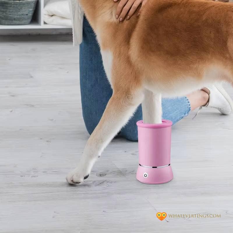 Dog Paw Washer Pet Stuff Color : Blue|WHITE 